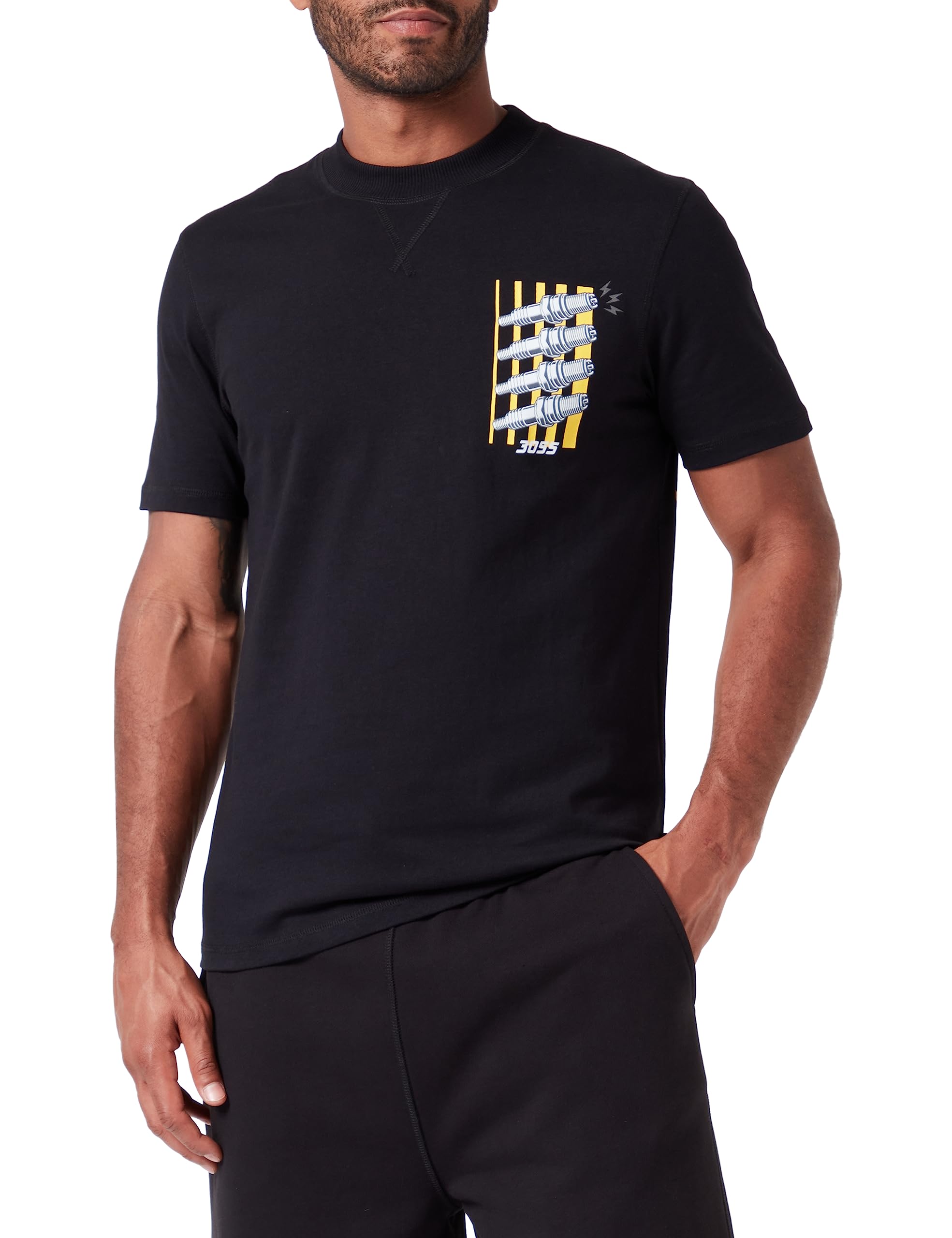 Hugo BossTeeCandela 10225143 01 T-Shirt for Men, X-Large, 001 Black