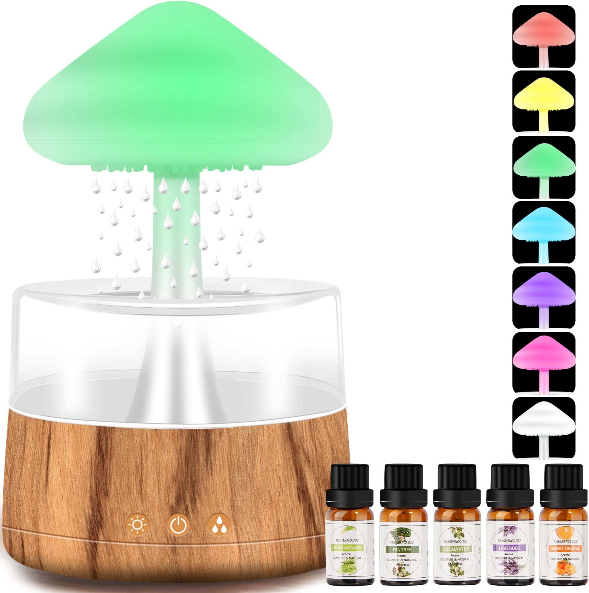 Night Light Aromatherapy Essential Oil Diffuser Micro