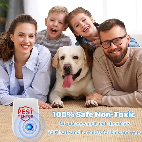 Miniatura 6 de Repelente ultrasónico de plagas, paquete de 10 unidades, repelente de roedores, enchufe ultrasónico repelente de ratones, repelente de plagas para