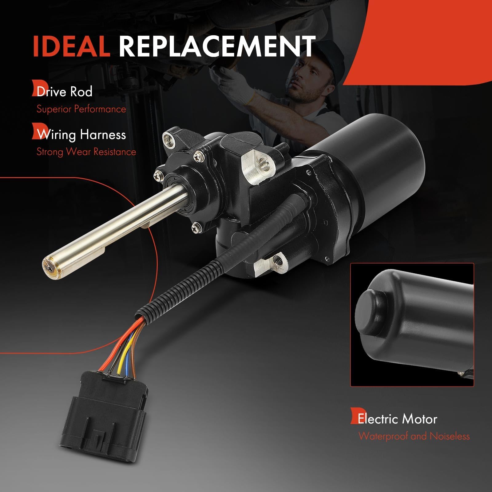 A-Premium Pair(2) Power Running Board Motor Compatible With...
