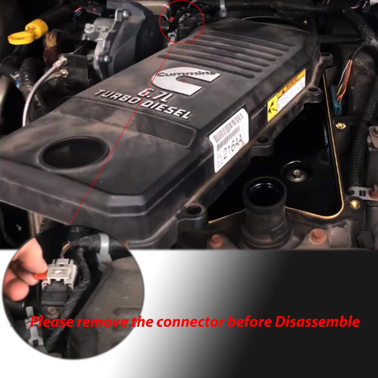 Mopar 68002433AC Cummins Filter Crankcase Breather Element, 45 OFF