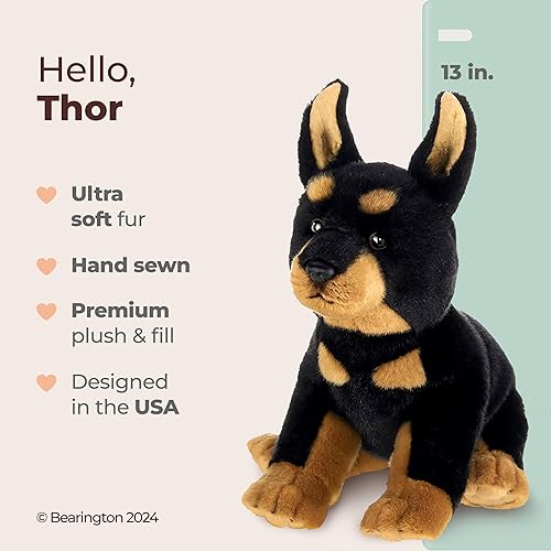Miniatura 2 de Bearington Thor - Perro de peluche de peluche 13 pulgadas
