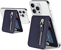 Vista 11 de Cavor Compatible con Magsafe Wallet, soporte ajustable, cartera magnética para iPhone 17/16 Pro Max/14 Pro/15/14 Plus/13/12, tarjetero Magsafe