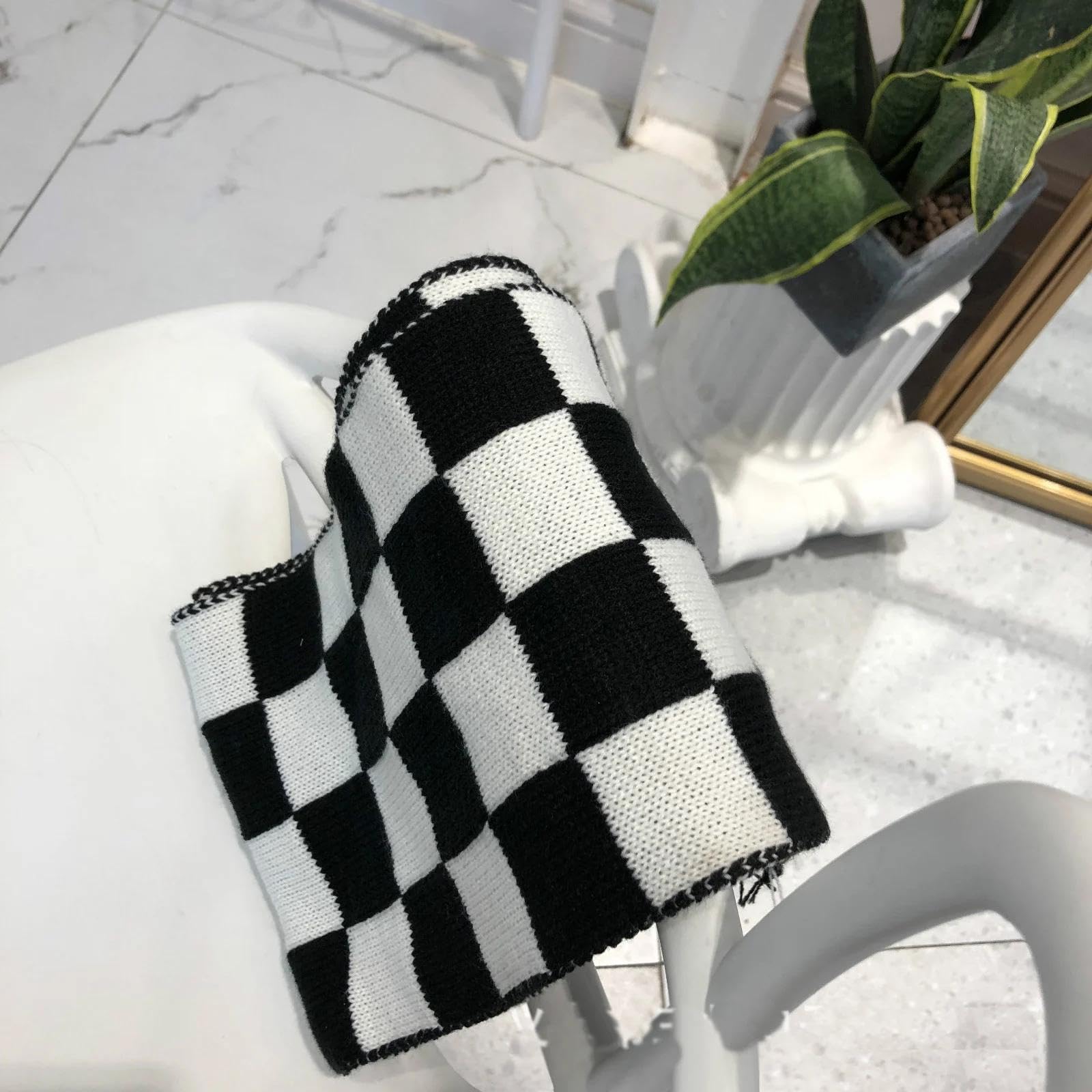 Schals Tücher Halstuch Scarf Designer Frauen Männer Plaids Schal Mode Karierte Gitter Gitter Strickschals Winter Warme Schal Wraps Für Dekoration