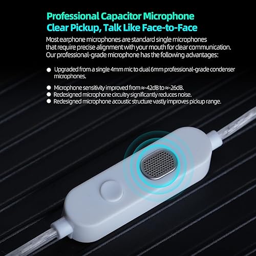 Miniatura 8 de KZ Taurus - Auriculares con monitor intrauditivo, auriculares horizontales para juegos 2DD con cable IEM en los oídos, cancelación de ruido,