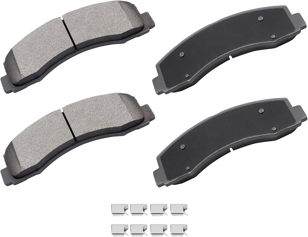 Amazon.com: cciyu D1414 Front Ceramic Brake Pads Kit 4pcs | Fit