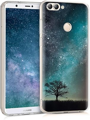 kwmobile Funda para Huawei Enjoy Smart Carcasa TPU para m vil dise o Atardecer Azul Gris Negro kwmobile Funda para Huawei Enjoy Smart Carcasa TPU para m vil dise o Atardecer Azul Gris Negro