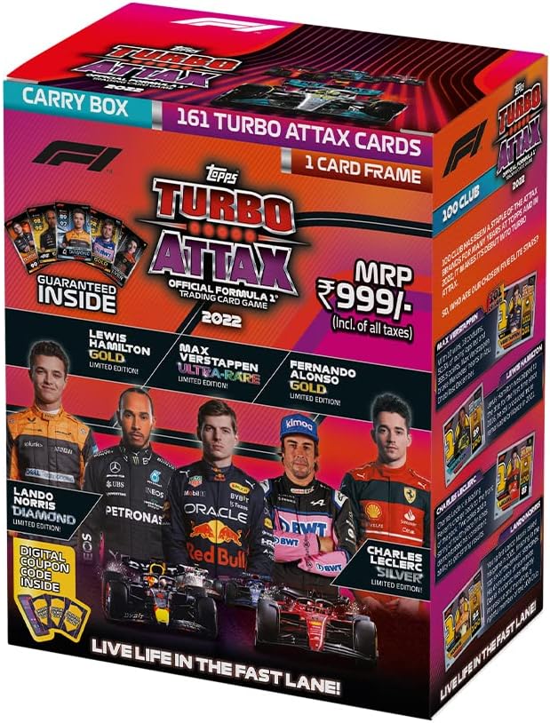 F1 Turbo Attax 2022 - Trading and collectable Card Game (Carry Pack)