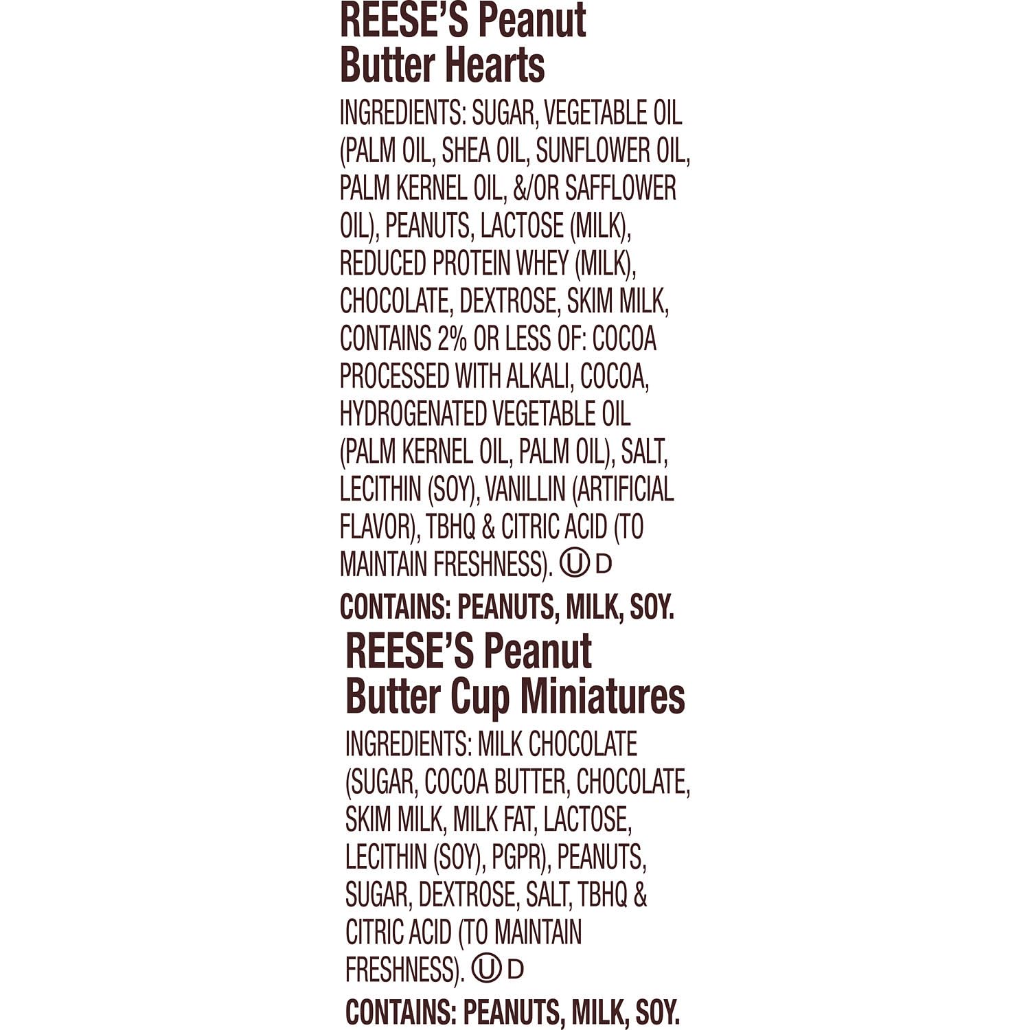 REESE'S Assorted Chocolate Peanut Butter Shapes, Valentine's Candy Bag, 21.49 oz
