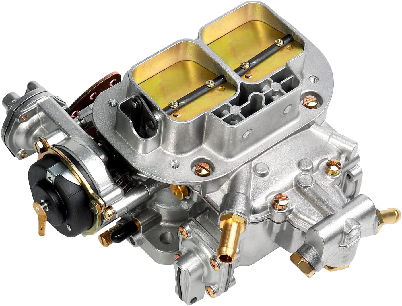 Carburetor For Weber 38X38 2 Barrel Fiat Renault Ford VW Dodge Toyota Pickup Daewoo Lada Seat Opel Jeep BMW Mitsubishi 4 Cylinder DGEV Electric Choke Carb Replace OEM # 19830.202 DGES 390