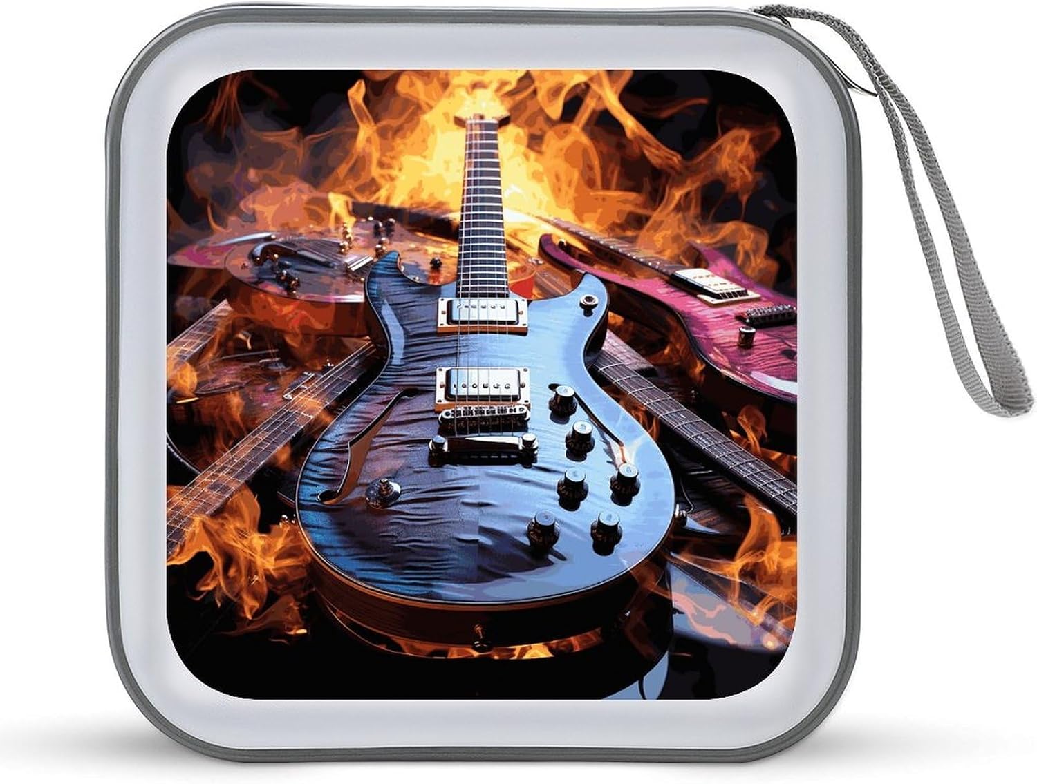 Guitar Music CD Case CD Storage Box DVD Sleeves