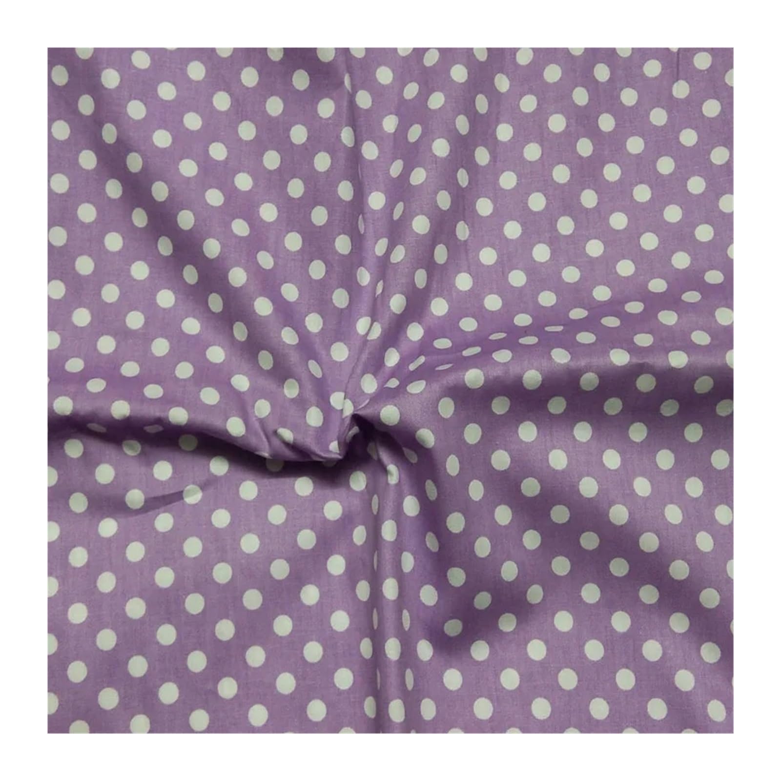 HKSDKABOP Cotton Polka Dot Fabric Dress Home Decor Multicolor 50cm(Color 19)