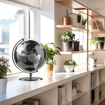 完売品　@g__by__c NOS globe BlackBase style Gray & Black Globe | Hobby Lobby | 2175784