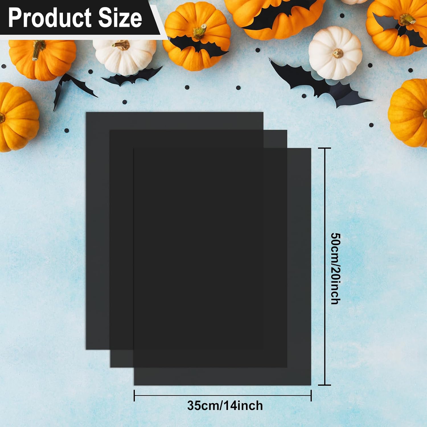 NEBURORA 100 Sheets Black Tissue Paper for Gift Bag 20x14 Inches Wrapping Tissue Paper Bulk Decorative Art Paper for DIY Crafts Birthday Graduation Halloween Party Decor thumbnail