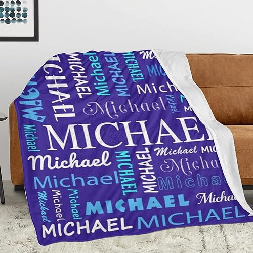 Miniatura 2 de Manta personalizada con nombre para niños, mantas personalizadas con nombre y texto para adultos, niños, niñas, niños, recién nacidos, regalo para