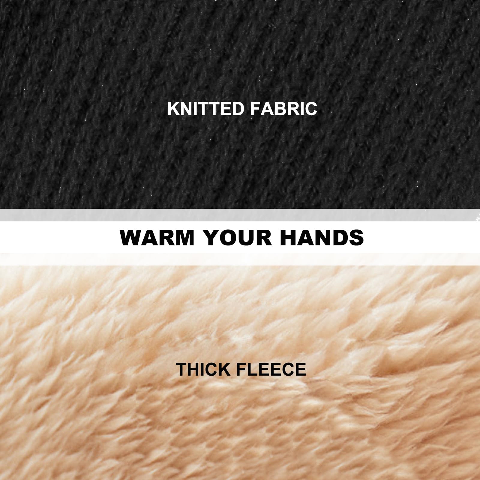 lifwimner Guanti Invernali Donna, Guanti Termici Invernali Touchscreen, Guanti Caldi in Maglia per Lavoro Ciclismo Sci Attività All'aperto e al Chiuso