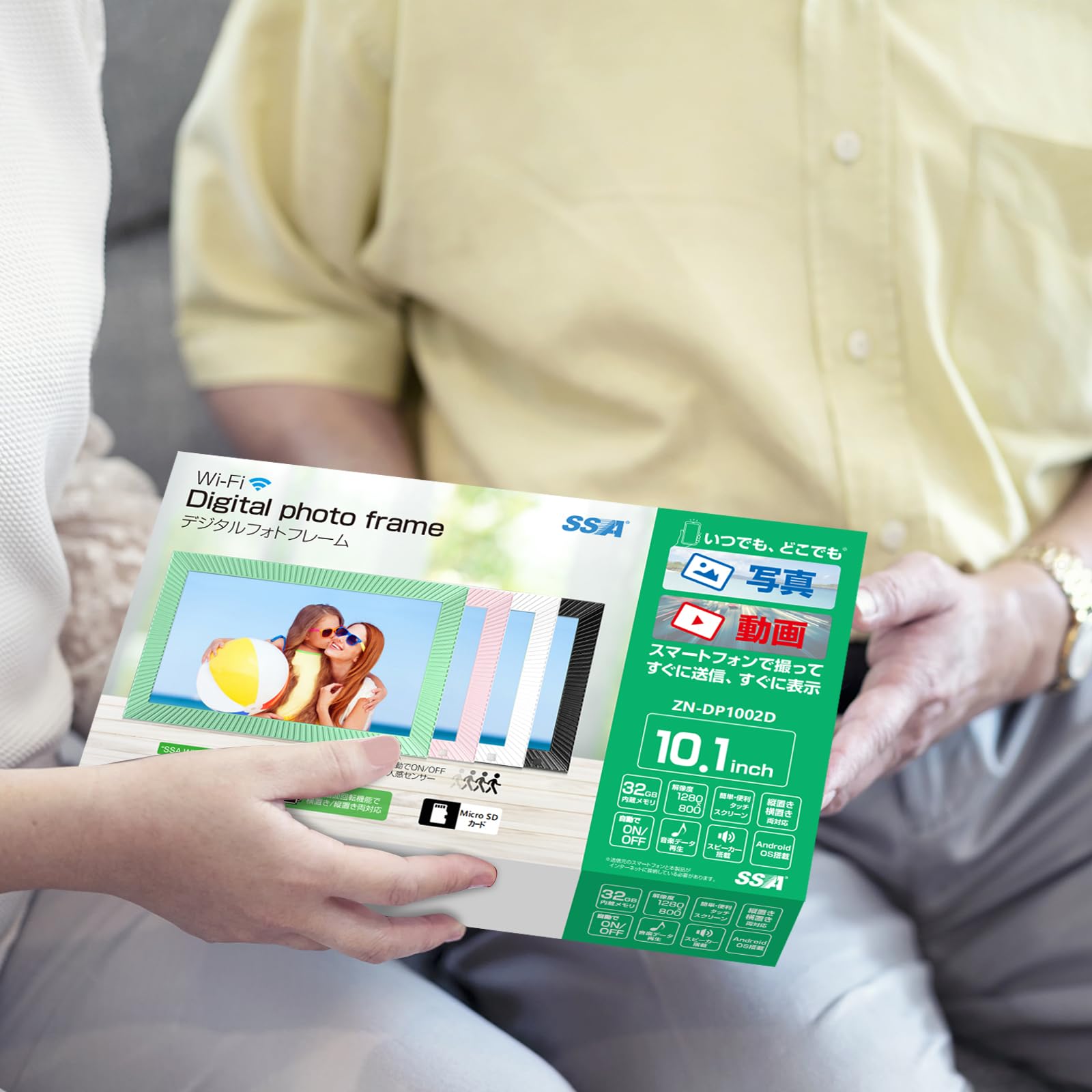 デジタルフォトフレーム  10.1インチ　タッチスクリーン　Wi-Fi対応 Amazon | デジタルフォトフレーム 10.1インチ 多機能WiFi 音楽