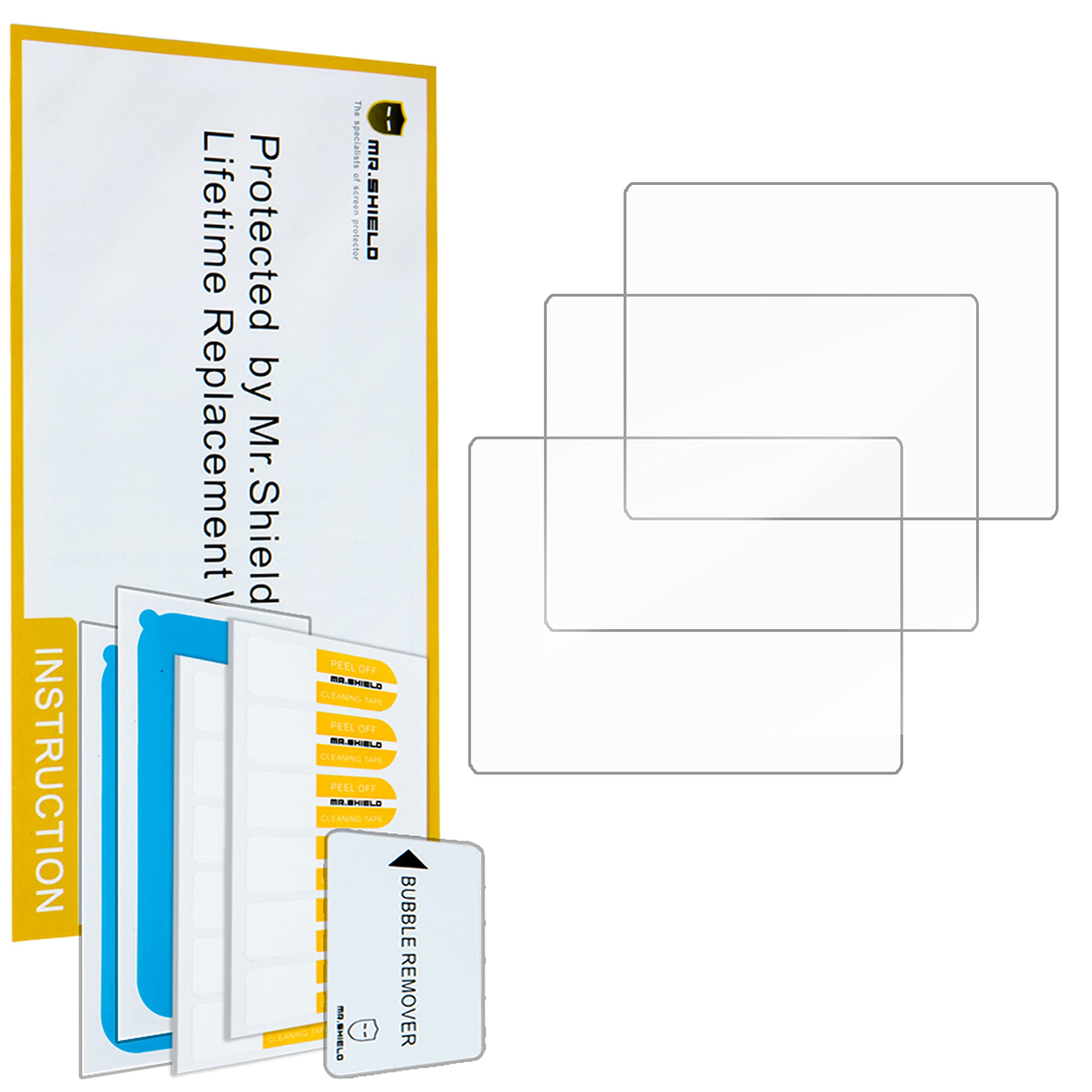Mr.Shield Pellicola Protettiva per Anbernic RG35XX / RG35XX Plus / RG35XX+ [Premium Clear] [3 Pezzi] Protezione Schermo Senza Bolle [PET Material