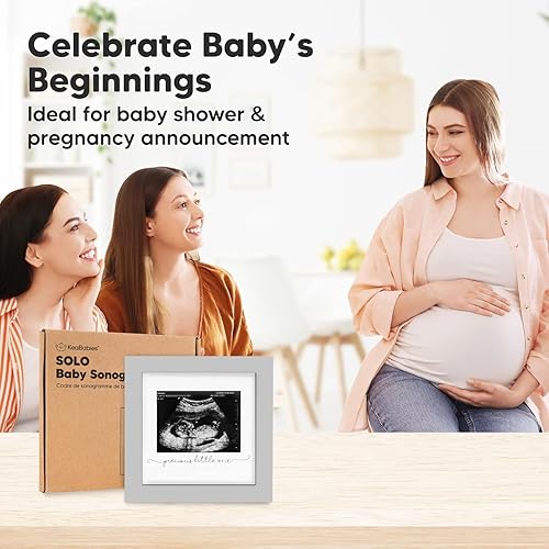 Miniatura 6 de KeaBabies Portarretratos de ecografía para bebé, modernos marcos de fotos de ultrasonido para mamá, regalos de primer embarazo para futura mamá y