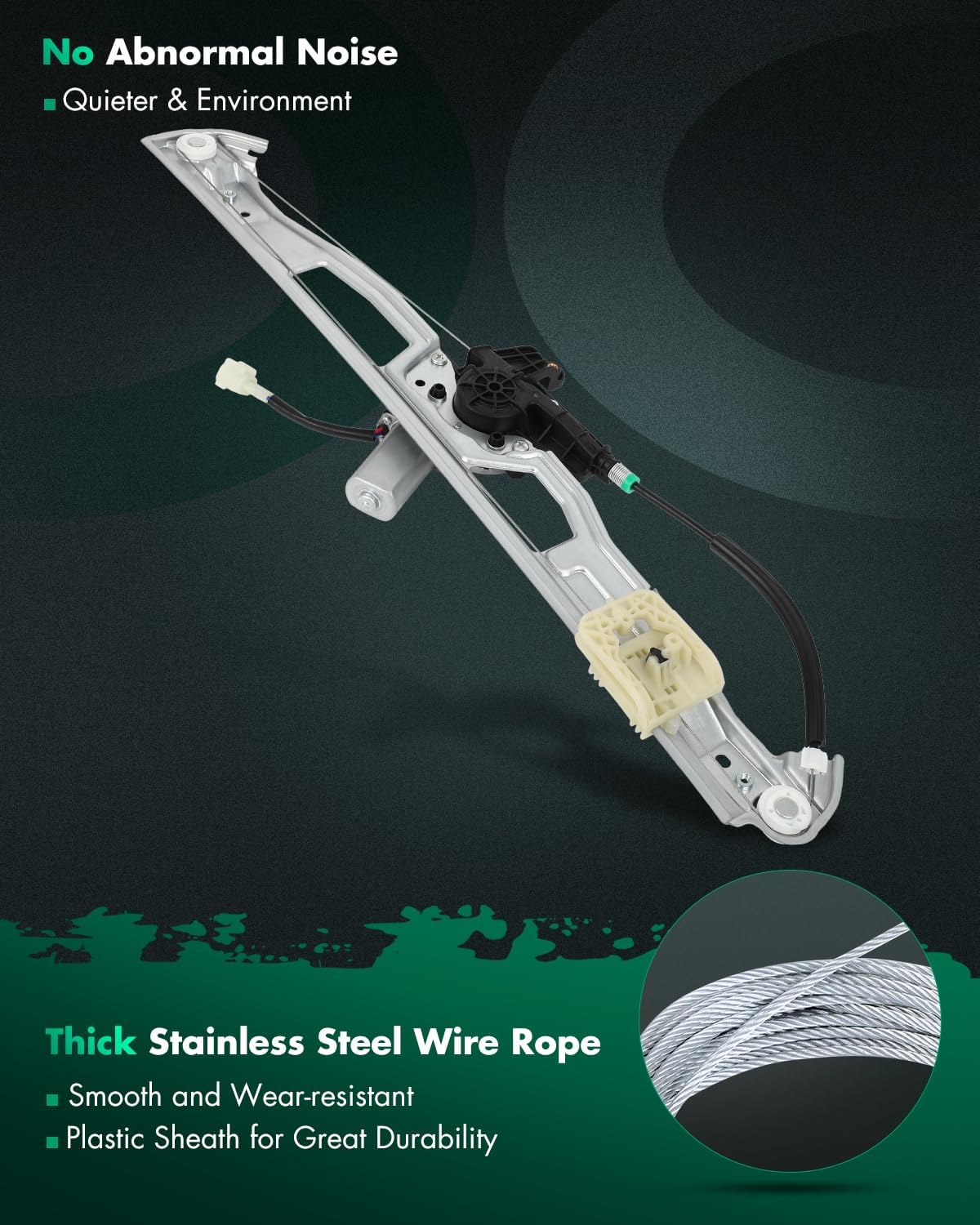 SCITOO Front Right Power Window Regulator with Motor Fit 2015-2023 for Ford Transit 150/250/350/350HD, OE:751-402