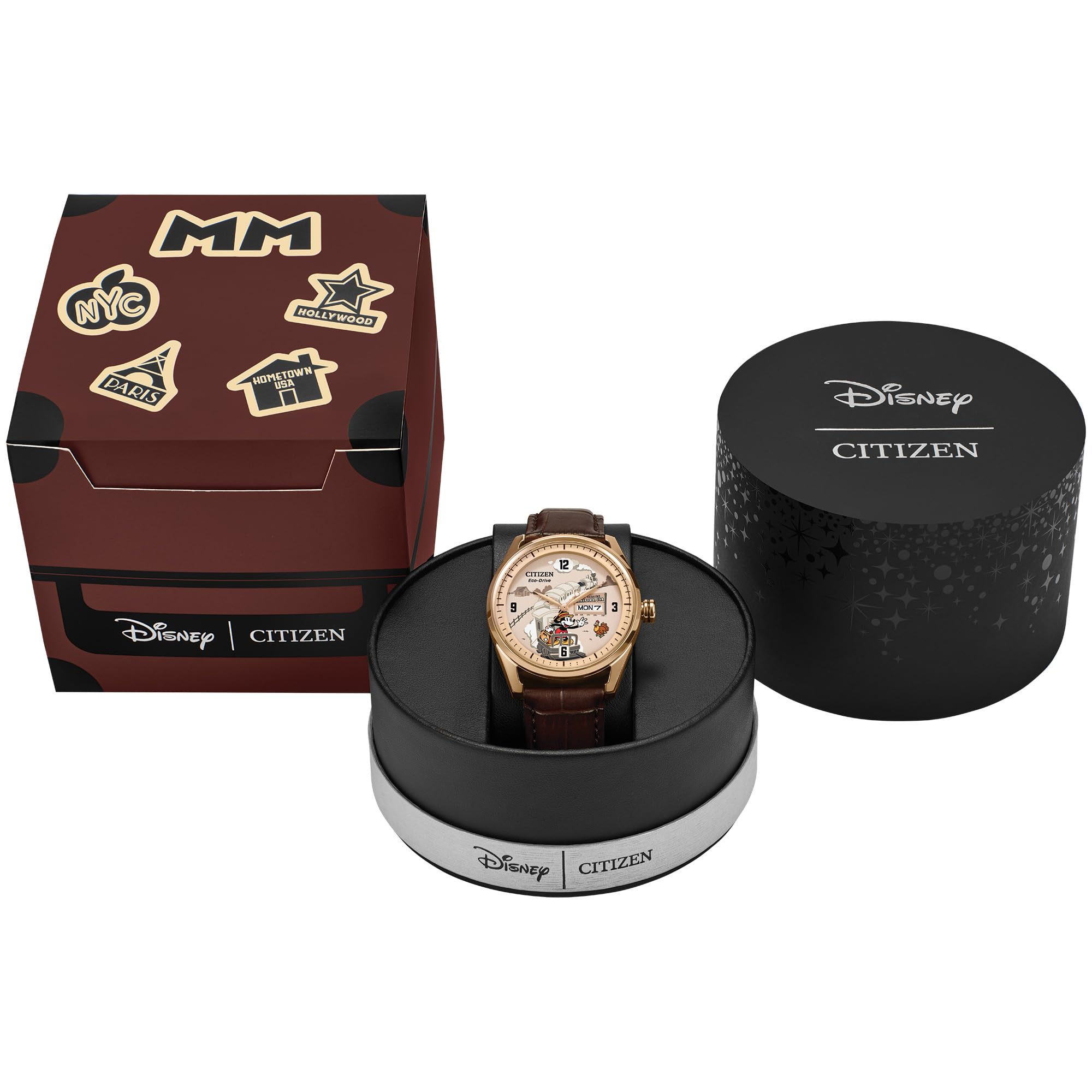 CITIZEN Uomo Eco-Drive Mickey Mouse 42mm Acciaio Inox AW0088-04W