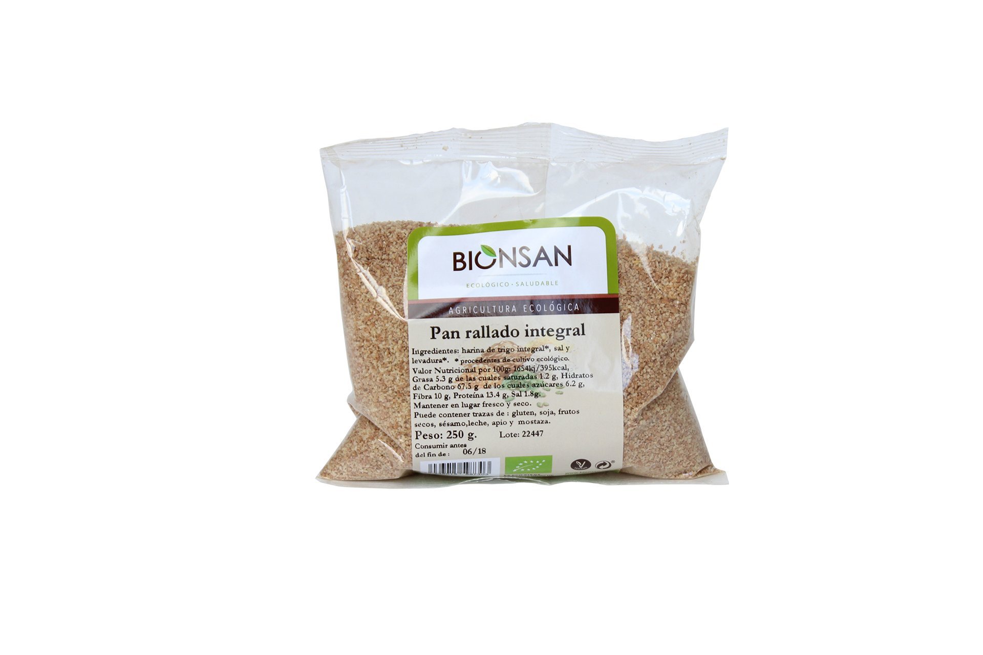 Bionsan Pan Rallado Integral Ecológico 3 x 250g