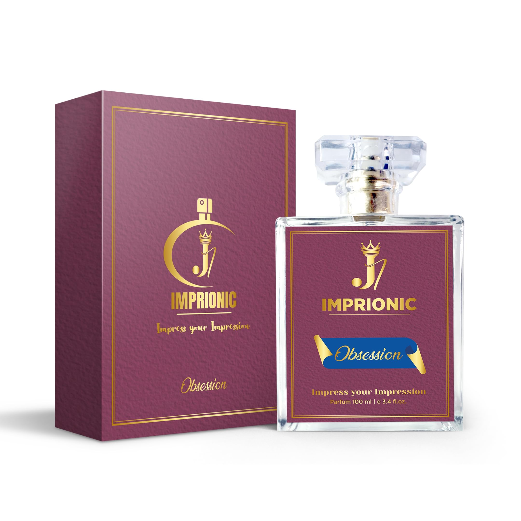 Obsession - IMPRIONIC Perfumes by JAVA IMPRESSION |For Women| Long Lasting |Ideal for Work & Travel|Luxury Collection | Aqua Vibes | Best Gift for Her | 100 ml parfum