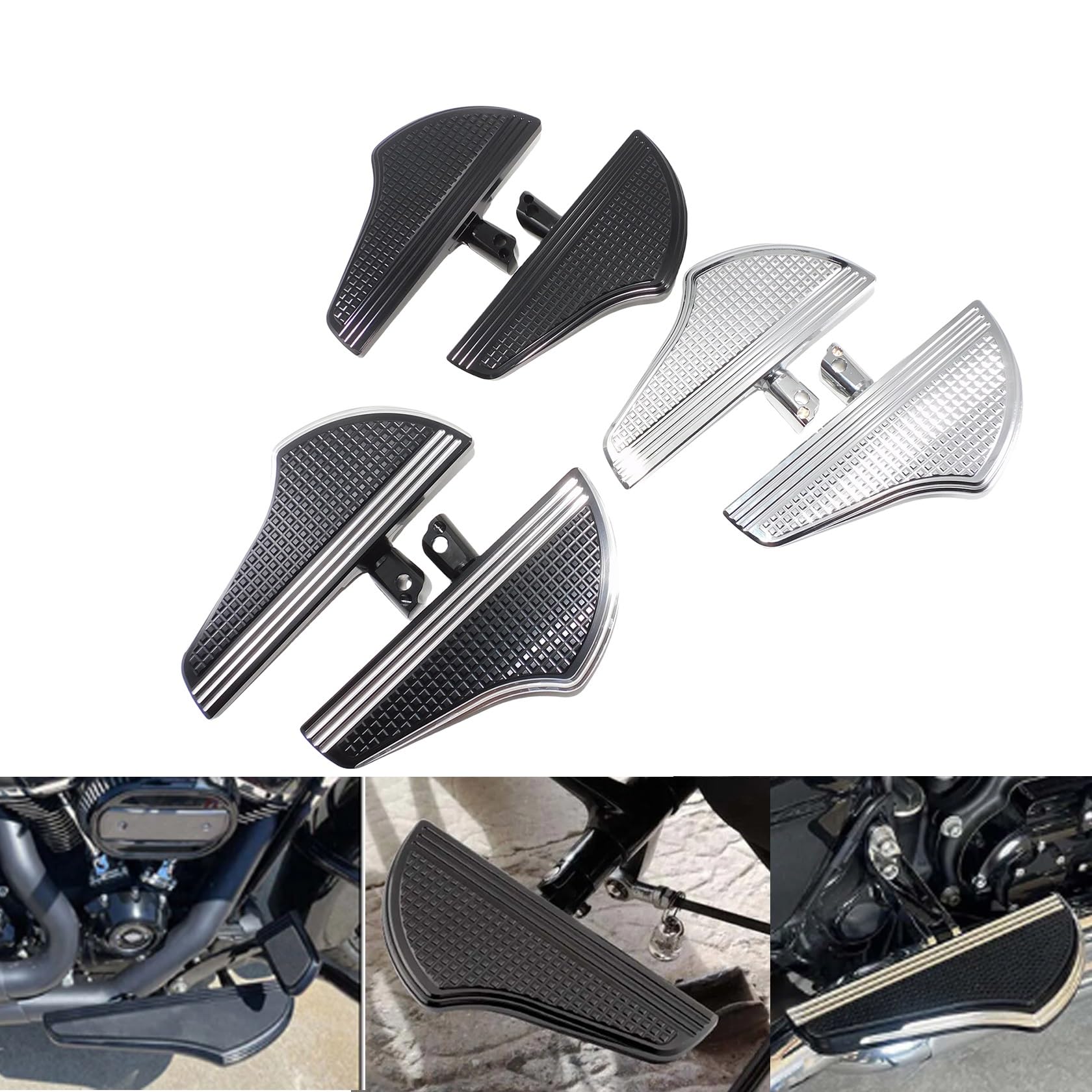 Pedane Posteriori Per Moto Per Pedali Passeggero Per Harley Softail Fat Boy Sport Glide FLSB Street Bob FXBB 2018-2023