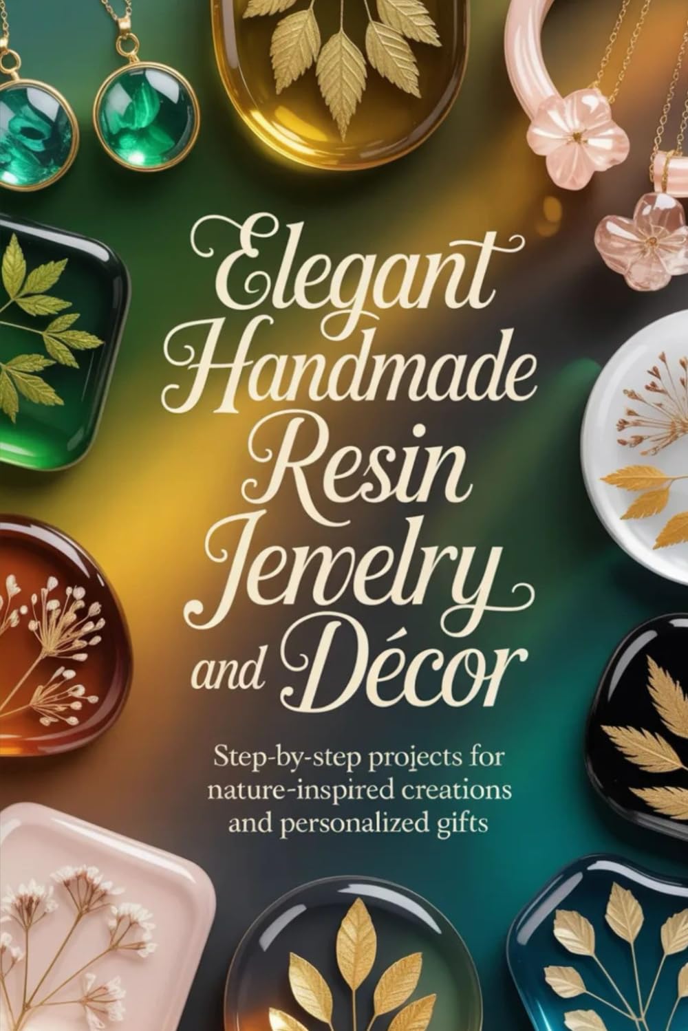 Elegant Handmade Resin Jewelry and Décor: Step-by-Step Projects for Nature-Inspired Creations and Personalized Gifts