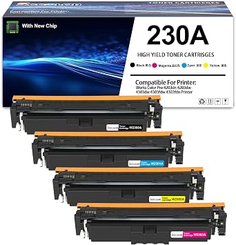 Remanufactured 230 230A Toner Cartridge 230A W2300A W2301A W2302A W2303A