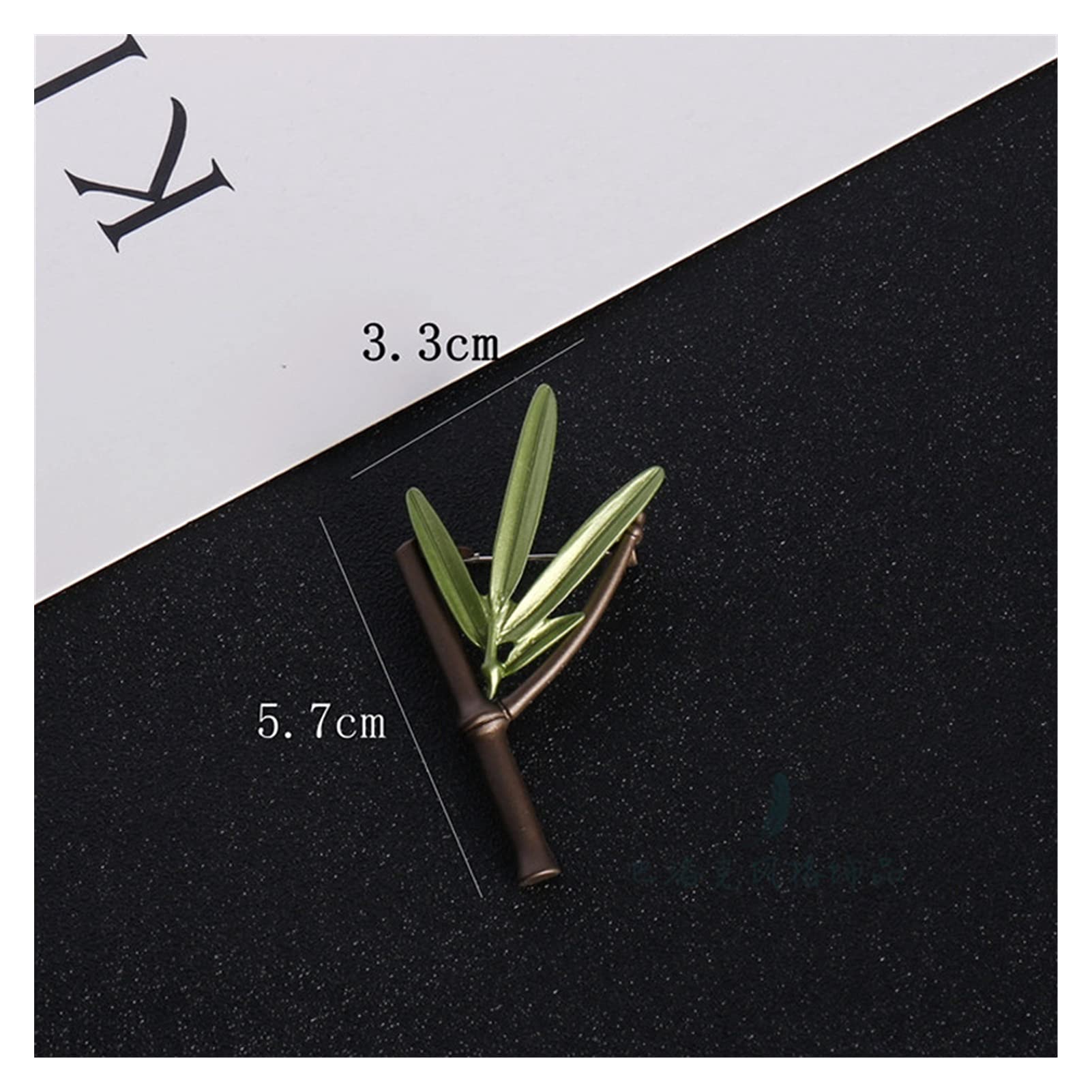 RWRAPS Kreatives Design Broschen für Frauen Emaille Green Leave Flower Party Hochzeit Brosche Pins Geschenke