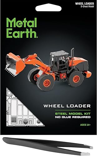 Metal Earth Fascinations - Kit de cargador de ruedas 3D con pinzas