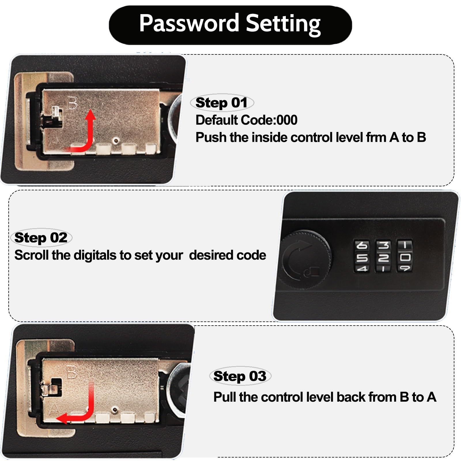 Cassetta Di Sicurezza Portachiavi Con Combinazione Elettronica, Cassetta Sicurez - Foto 11