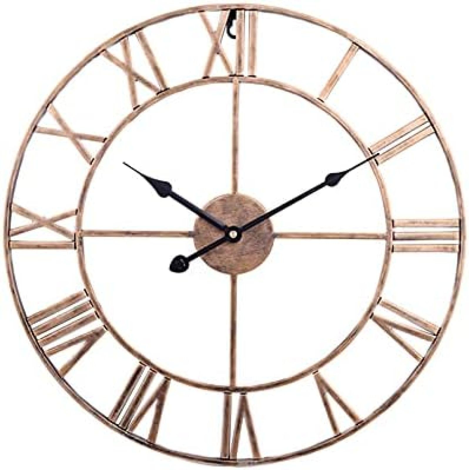 Genérico De Pared Antiguo De Hierro Forjado, 50 Cm, Números Romanos