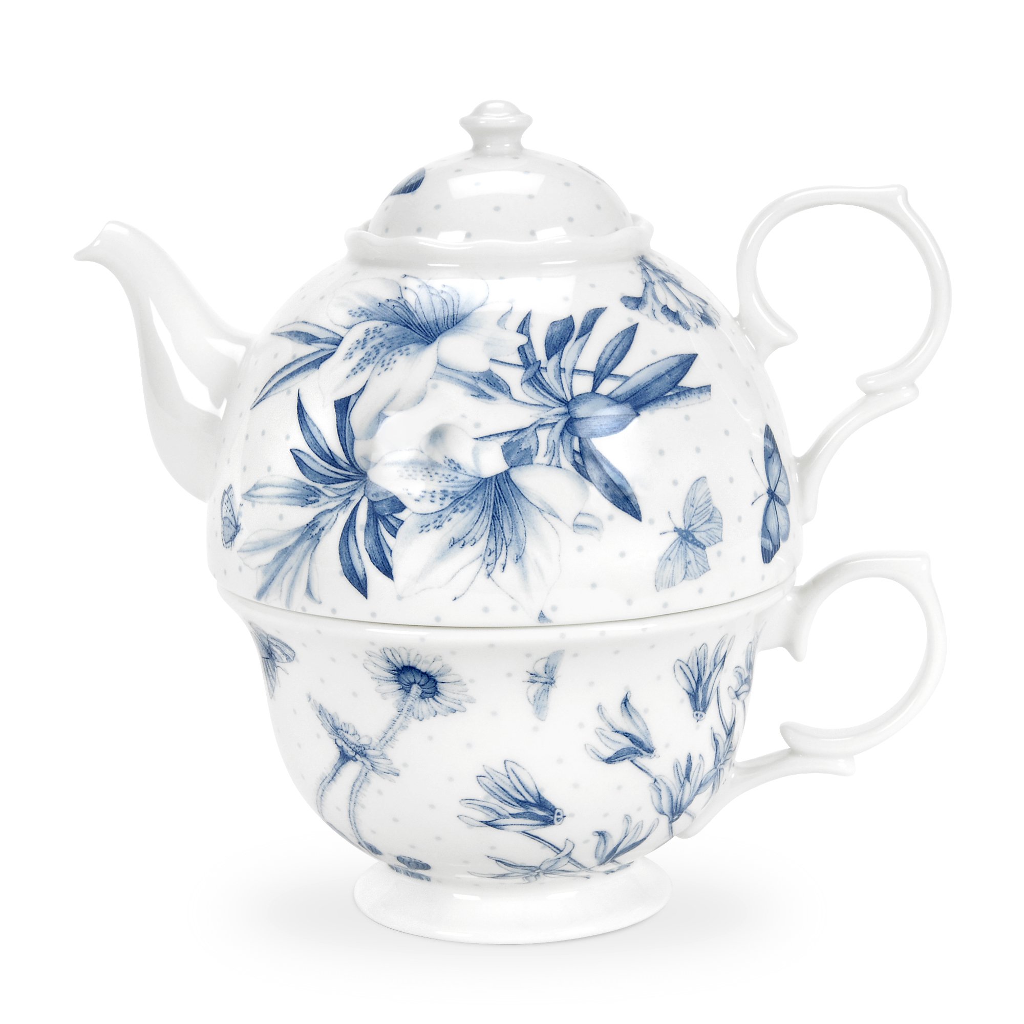 PortmeirionBotanic Blue Tea for One