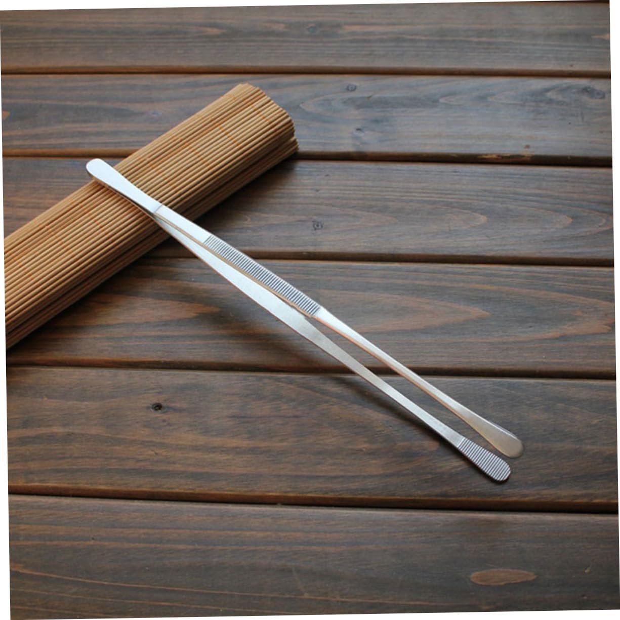 Stainless Steel Cooking Tongs Long Handle for Bbq Plating