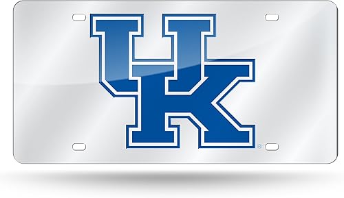 Miniatura 304 de Rico Industries Placa de matrícula de metal con incrustaciones láser de Florida Gators de la NCAA plateado,Alternativo,Negro -,Negro/Plata,Azul,azul