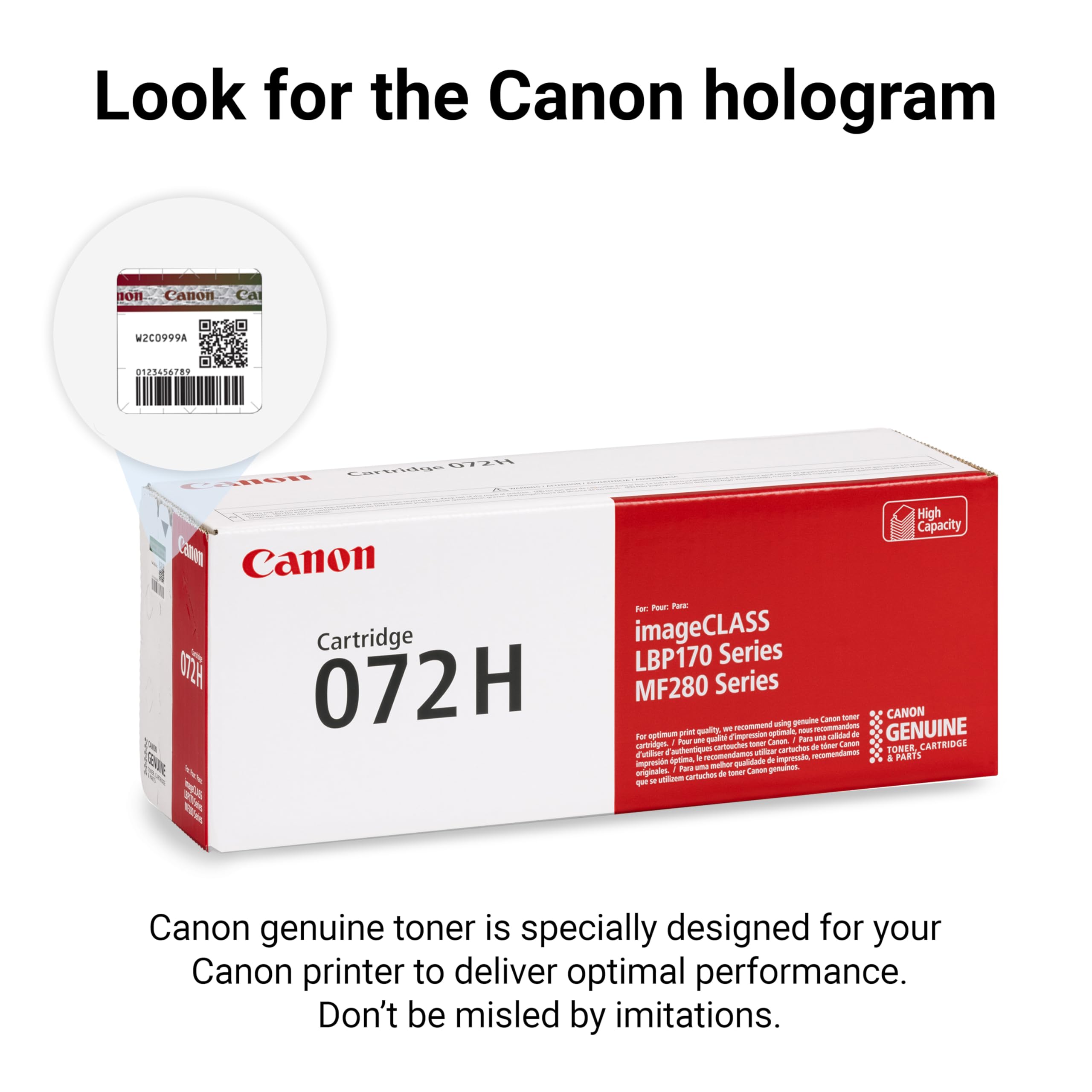 Amazon.com: Canon Genuine 072 Black Toner Cartridge High Capacity