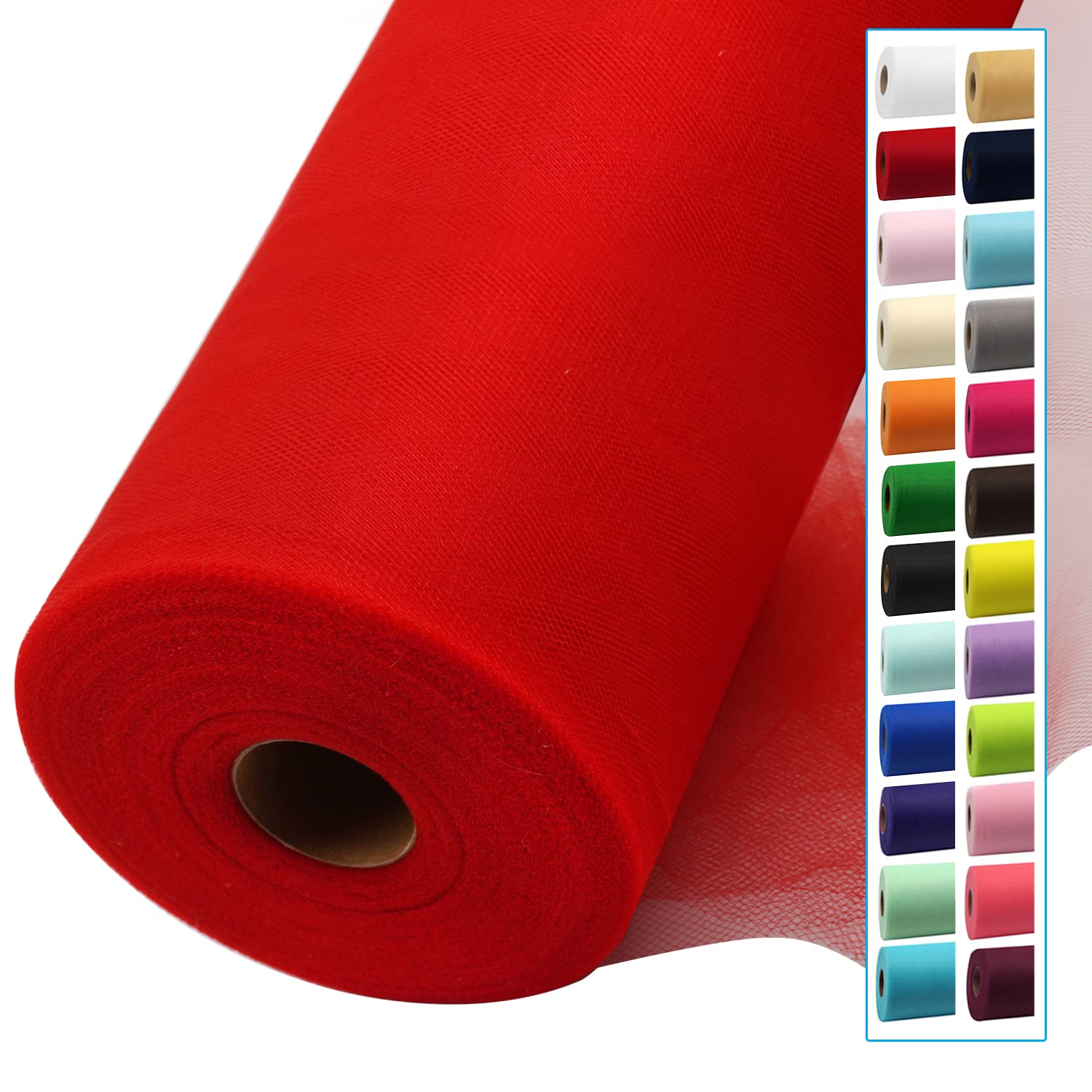 Czerwone tiulowe rolki z tkaniny, 137 x 40 m, tiulowa szpula do dekoracji ślubnych, DIY, tutu, baby shower, spódnica, dekoracja sufitowa, dekoracja urodzinowa, artykuły rzemieślnicze