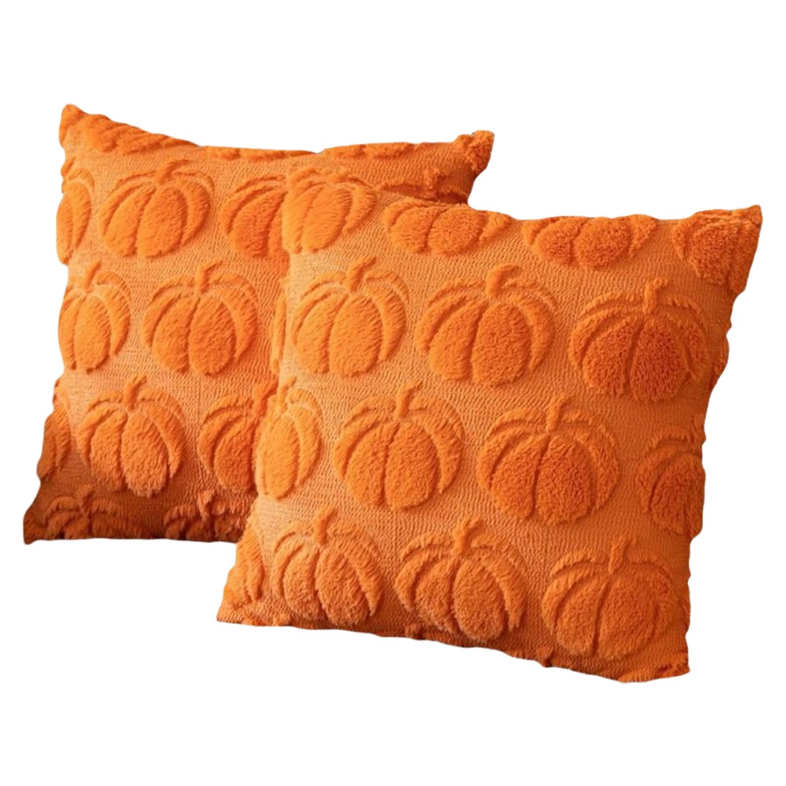 Yhplxyuus Autumn Pumpkin Cushions Covers 2Pieces, Soft Pillow Covers for Stylish Sofa and Bed Decors for Sofa Cushions Pumpkin Throw Pillows