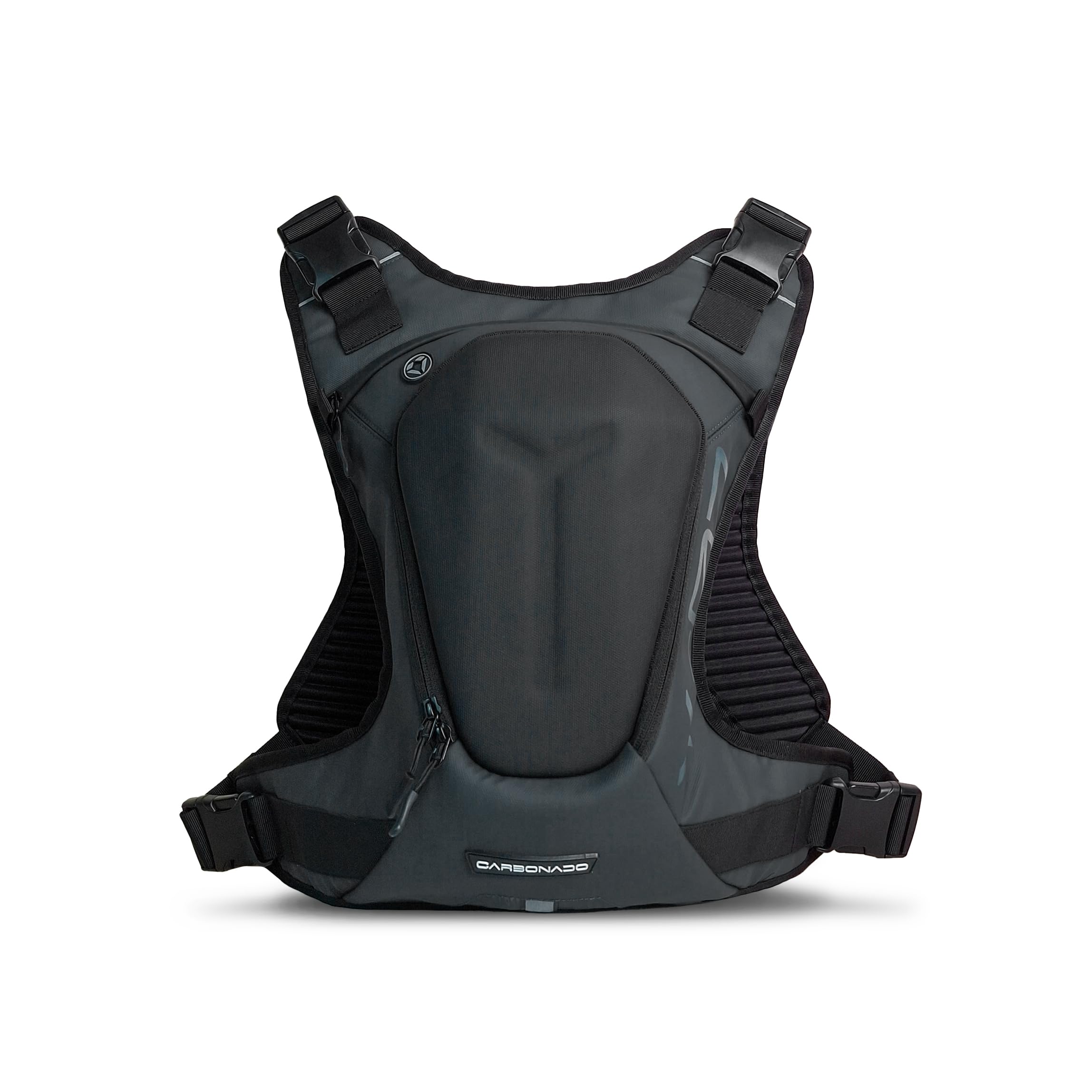 Carbonado Y 07 Hydration Backpack for 2 liters Water Bladder Capacity for Motorcycling, Cycling, Trekking, Running and Outdoor Adventure - Grey-image-16
