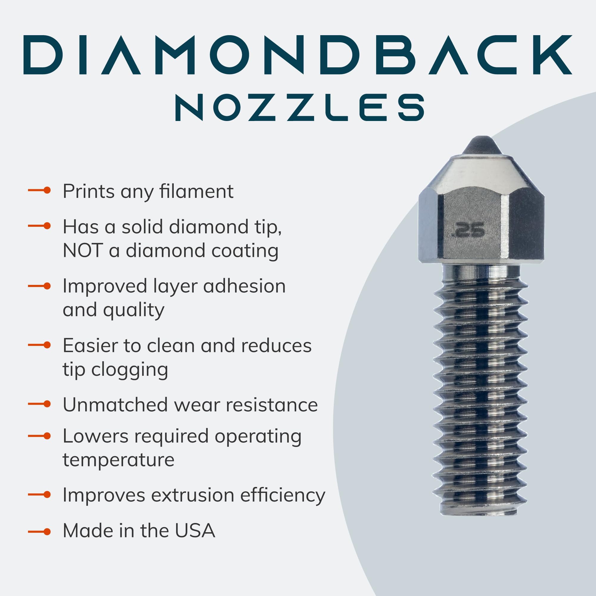 Amazon.com: Diamondback K1/K1 Max/CR-M4 Compatible Nozzle, Diamond