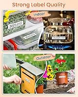 Vista 8 de Vixic Label Maker Machine D1600 Label Maker Bluetooth Label Printer Sticker Maker with Label Tape Compatible with Dymo LabelManager 160 210D 260P