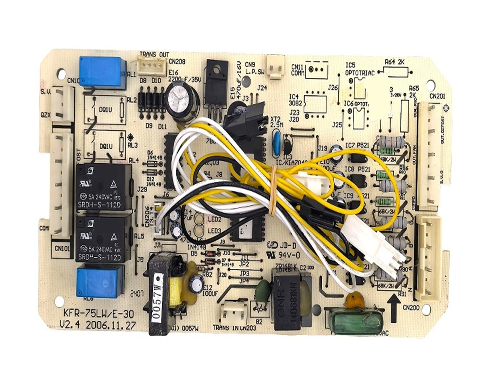 KKYHFUJVP Used For air conditioning computer board KFR-120W/S-520T2 KFR-120W/S-590 S-510 KFR-75LW/E-30 KFR-120W/S-590 S-510 part