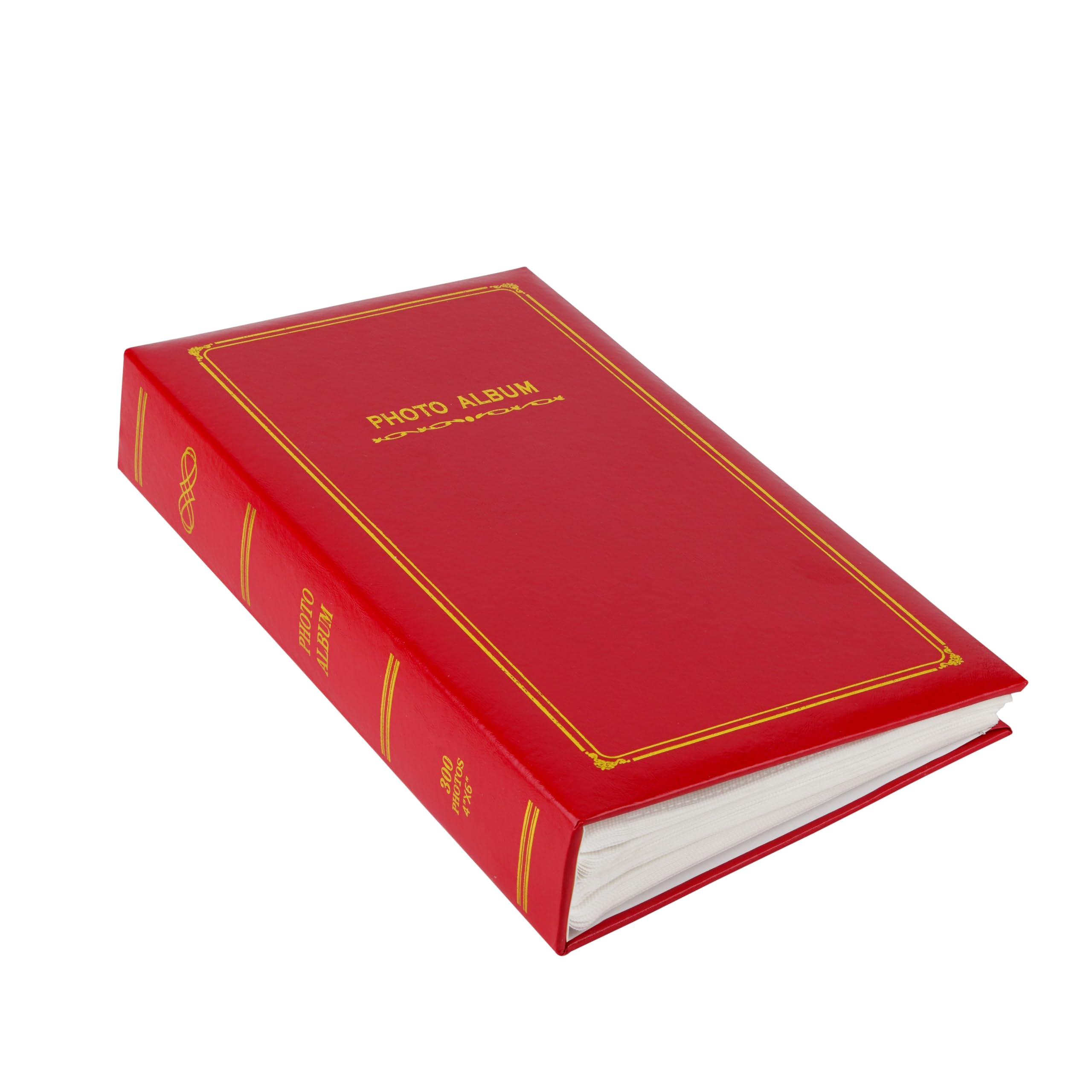 HOME ELEMENTS Photo Album Scrapbook 50 Sheets/ 300 Photos Double Sided Pages DIY For Family Portraits Wedding Anniversary Birthday Memory Book (Photo Size Supported: 4x6 Inches) (PA_02_RED) (B0DGLPPC6N) Amazon Price History, Amazon Price Tracker