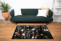 Vista 2 de Minecraft Mob - Alfombra de área estampada Tapete de interior, alfombras decorativas para sala de estar y dormitorio, decoración del hogar