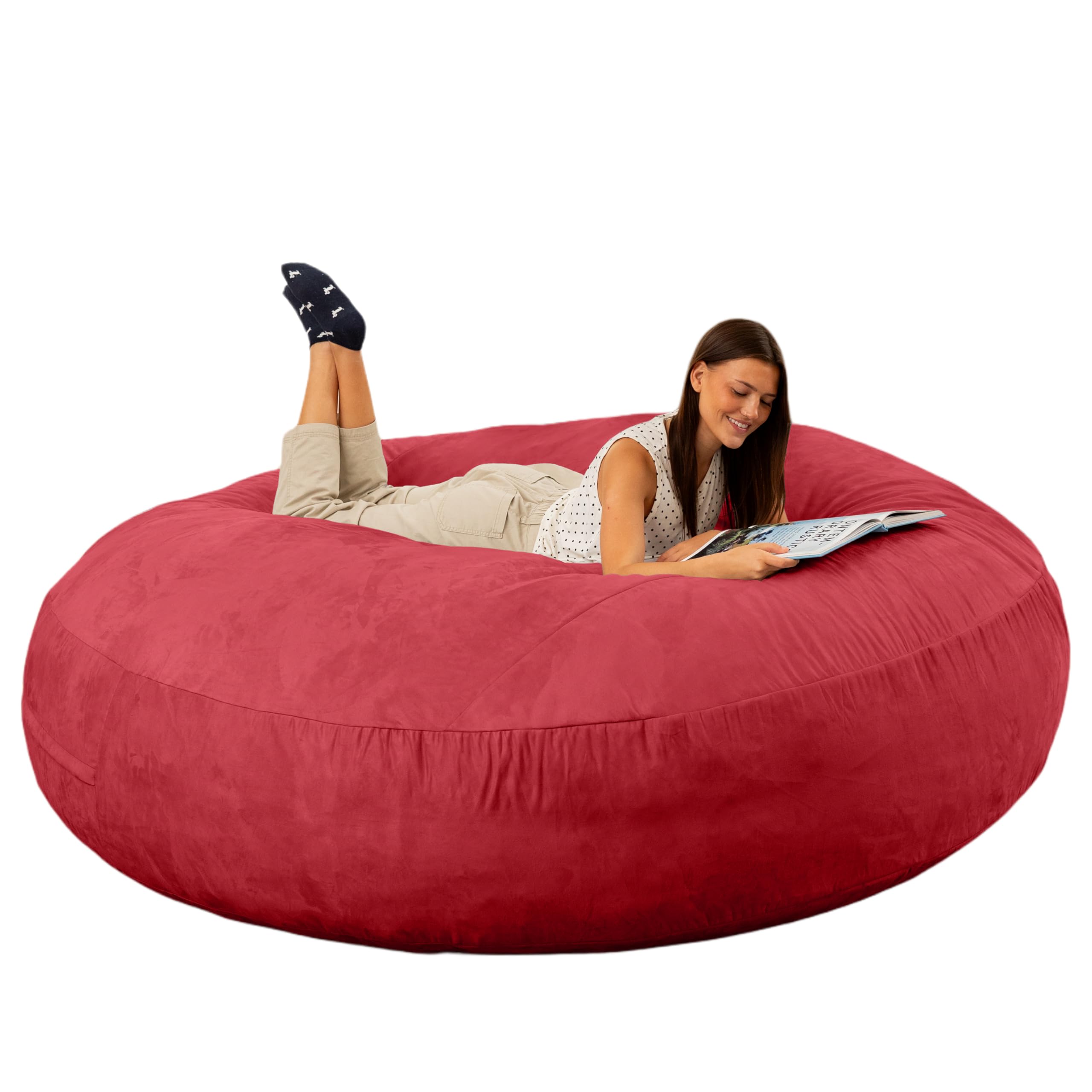 Amazon.com: Jaxx 6 Foot Cocoon - 2-in-1 Convertible Bean Bag Bed