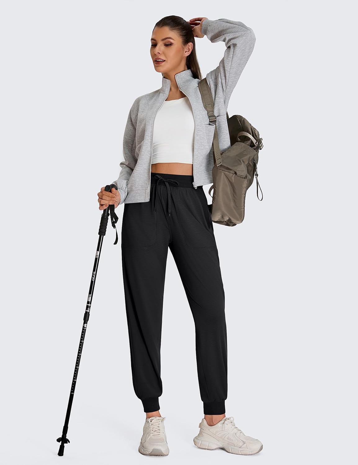 BMJL Womens Joggers High Waisted 29" Workout Track Pants with Pockets Athletic Gym Yoga Casual - Image 6