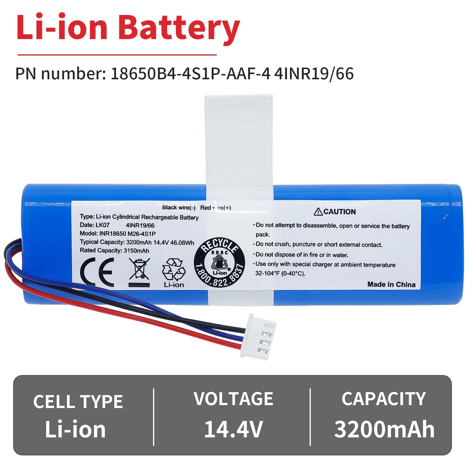 ECVACS DEEBOT N8PRO+ バッテリー切れ 　 Amazon.com: Hanaix 5000mAh Battery Replacement for Ecovacs Deebot