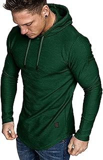 Sponsored Ad - Lexiart Mens Fashion Athletic Hoodies Sport Sweatshirt Solid Color Fleece Pullover